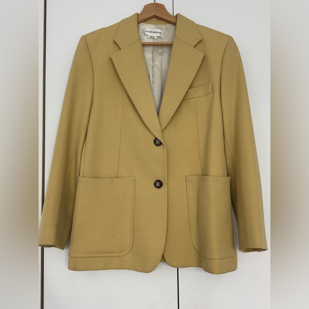 Victoria Beckham Camel Blazer